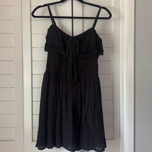 Little black dress with bow